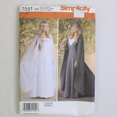 Simplicity Andrea Schewe 1551 Elven Costume Dresses Womens Size KK (8-14)