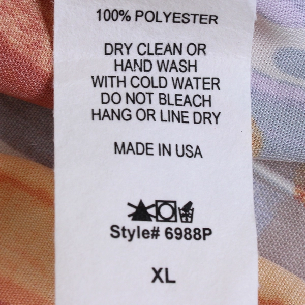 Entro Women's XL Multi-color Striped Sleeveless Top