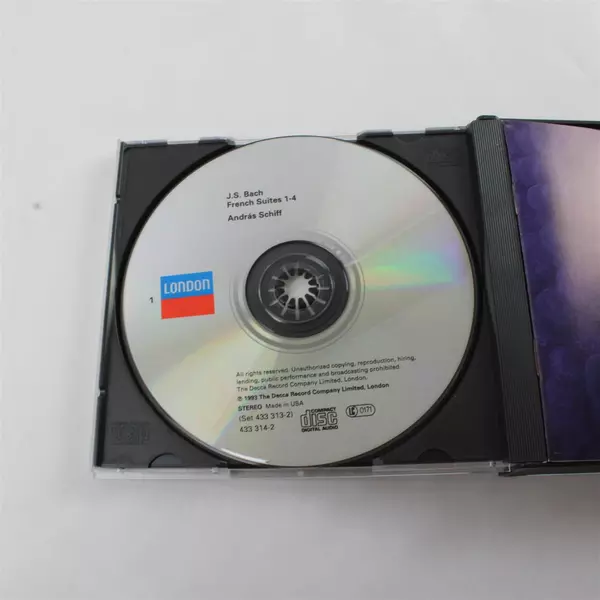 French Suites / Italian Concerto by Andras Schiff (2 CD Set, 1993)