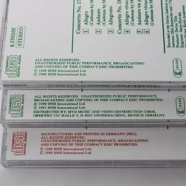 Lot Of 3 Mozart Complete Piano Concertos Vol 2-3, 5 (CD, 1989)