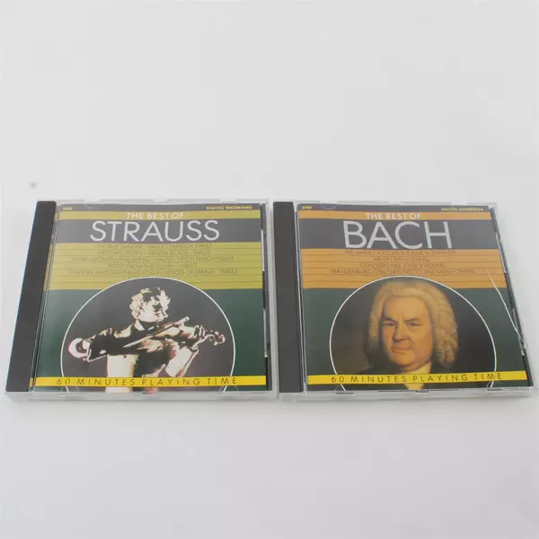 Lot Of 2 Classical CDs Best of Strauss Best Of Bach 1989