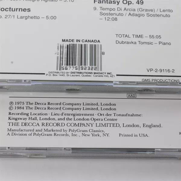 Lot Of 4 Classical Music CDs Frederic Chopin