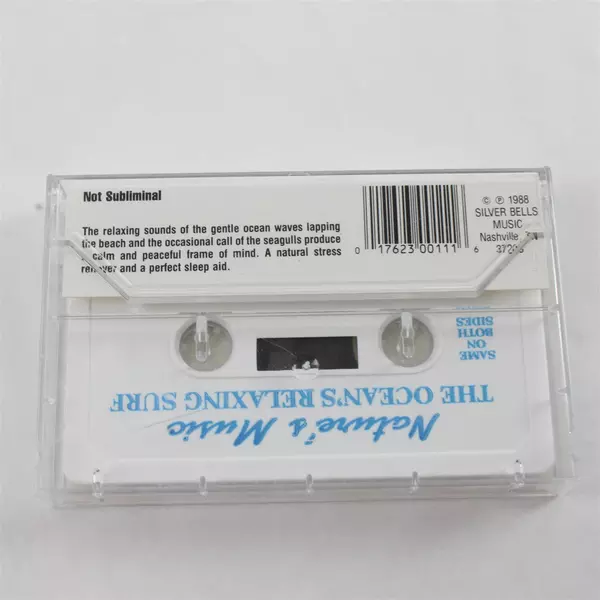 Ocean’s Relaxing Surf Sounds Of Nature Natural Stress Relief Cassette Tape 1988