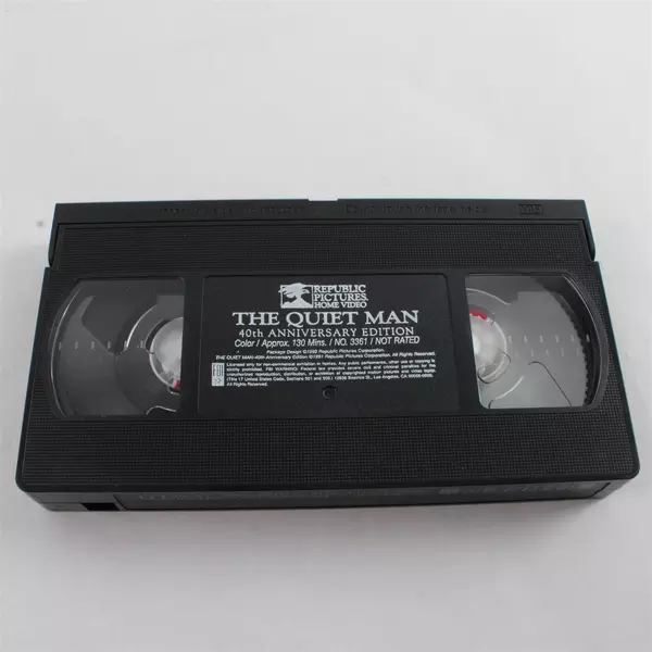 The Quiet Man VHS Movie, John Wayne #3361, 1998 40th Anniversary Edition