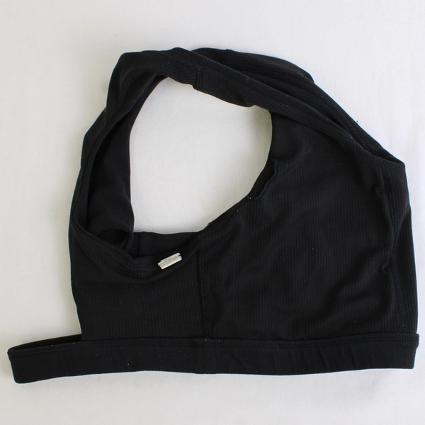 Athleta Girl Solid Black Racerback Sports Bra Girls' Size XL 14