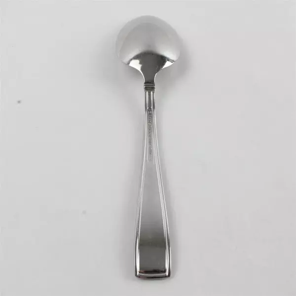Set of 6 Reed & Barton Benson Stainless Oval Soup Spoons 7.25" 