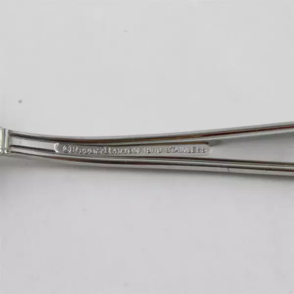 Set of 6 Reed & Barton Benson Stainless Oval Soup Spoons 7.25" 