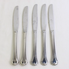 Lot Of 5 Oneida Silver Midtowne (Stainless) Flatware Dinner Knives 9" Long