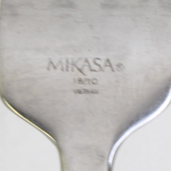Lot of 6 Mikasa Swirl Pattern Dinner Forks 18/10 Stainless 8.25" Hard to Find