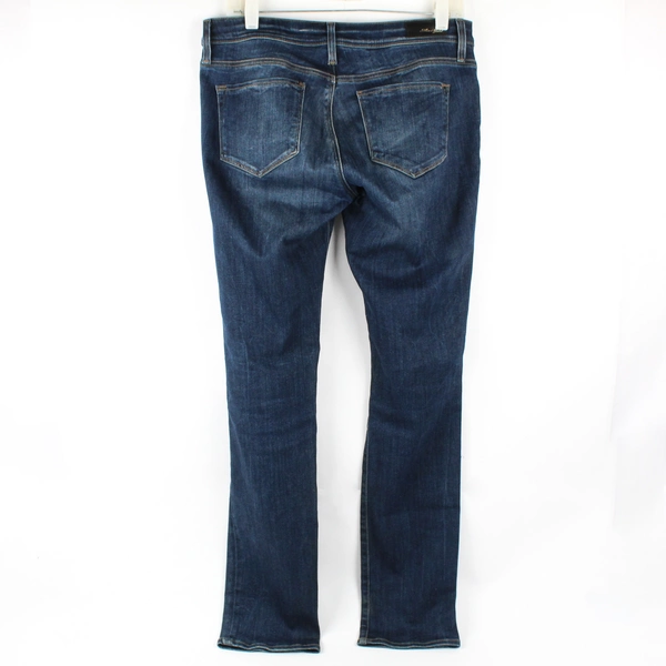 Mari Gold Women's 29/32 Medium Wash Kerry Mid-Rise Straight Leg Denim Jeans