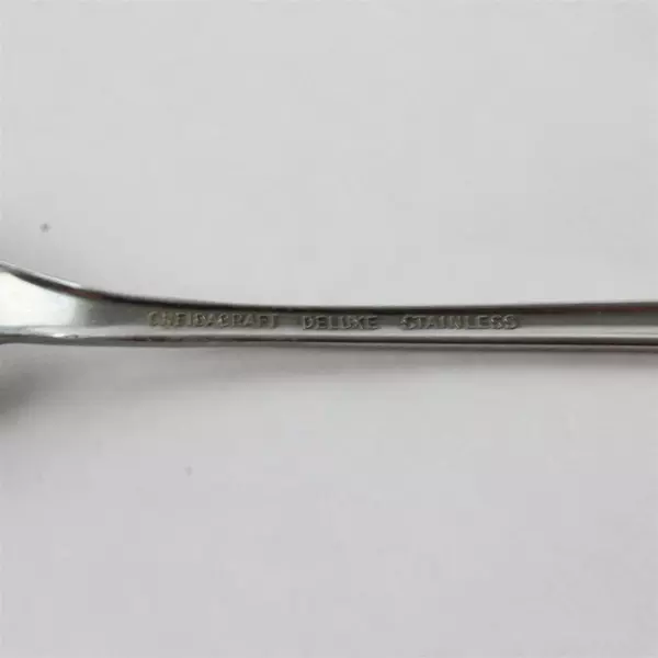 Set of 2 Oneida Chateau Stainless Infant Feeding Spoons 5.5"