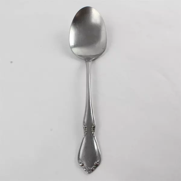 Set of 2 Oneida Chateau Stainless Steel Tablespoons Serving Spoons 8.25"