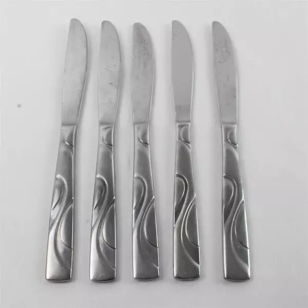Set of 5 Oneida River Stainless French Solid Knives 9.25" 