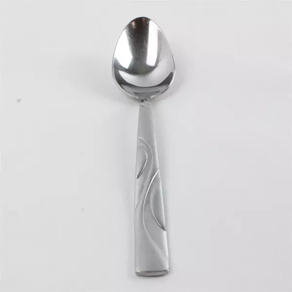 Set of 6 Oneida River Stainless Steel Oval Soup Spoons 7.25" 
