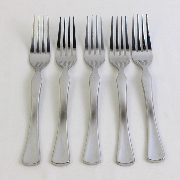 Lot Of 5 Oneida Silver Physique (Stainless) Flatware Dinner Forks 8" Long
