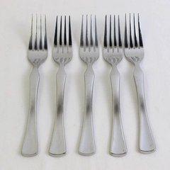 Lot Of 5 Oneida Silver Physique (Stainless) Flatware Dinner Forks 8" Long