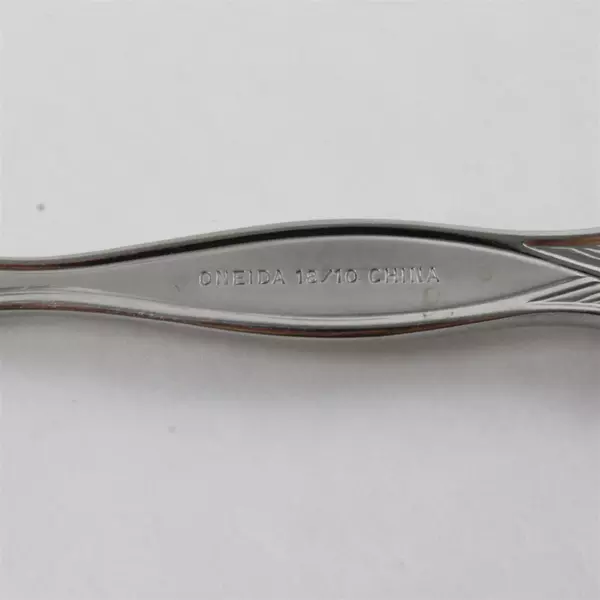 Set of 4 Oneida Majestic Teaspoons Stainless Flatware 6" 