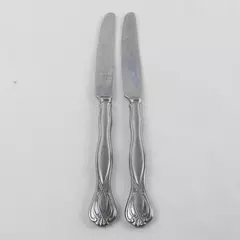 Set of 2 Oneida Majestic Stainless New French Hollow Dinner Knives 9.5"