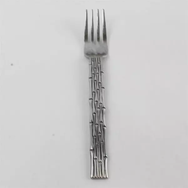 Lot of 2 Oneida Bombay Stainless 1 Salad Fork & 1 Oval Soup Spoon