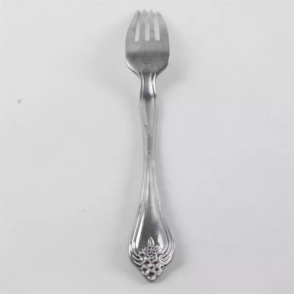 Lot of 2 Oneida Boutonniere & Individual Salad Fork Stainless 7.75in