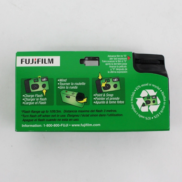 2009 Single Use Fujifilm Quick Snap Flash Camera 27 Exposures Opened Box