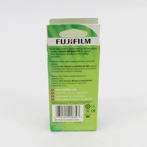 2009 Single Use Fujifilm Quick Snap Flash Camera 27 Exposures Opened Box