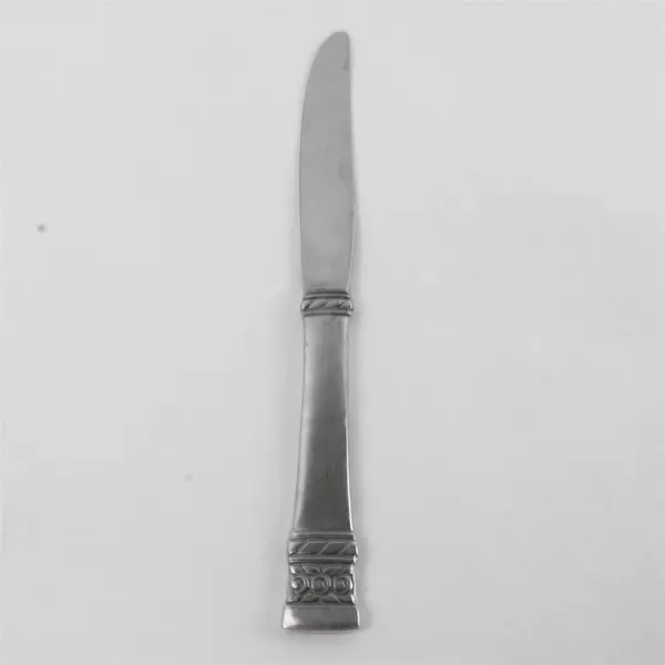 Lot of 3 Oneida Brocade Stainless Flatware 2 Sugar Shell Spoons + Modern Knife