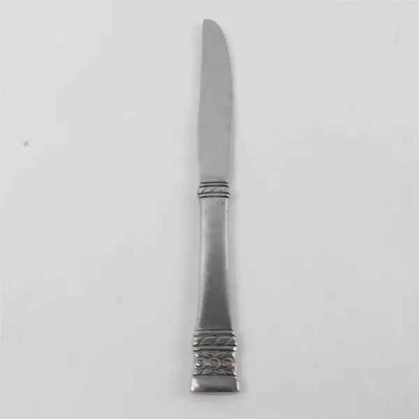 Lot of 3 Oneida Brocade Stainless Flatware 2 Sugar Shell Spoons + Modern Knife