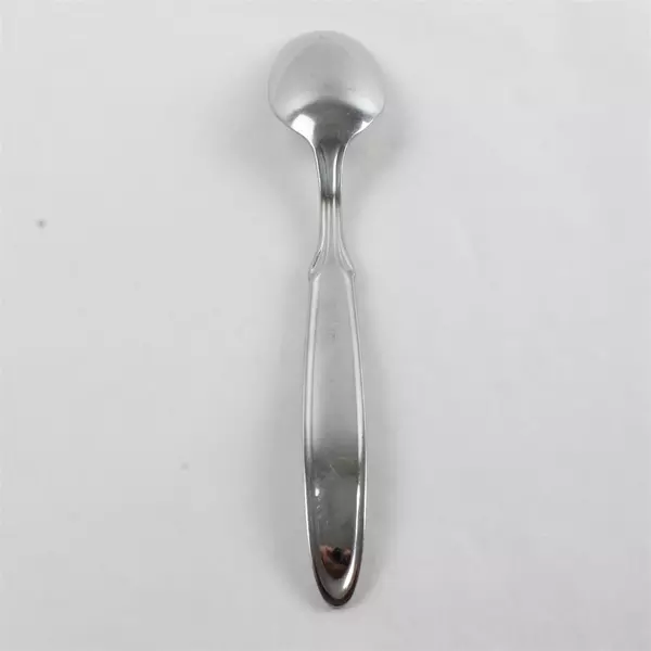 Lot of 3 Oneida Berkshire Stainless Flatware 2 Oval Soup Spoons + Teaspoon