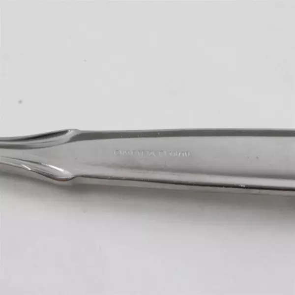 Lot of 3 Oneida Berkshire Stainless Flatware 2 Oval Soup Spoons + Teaspoon