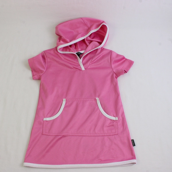 Eddie Bauer Pink Short-Sleeve Athletic Hoodie Girls' Size 3T