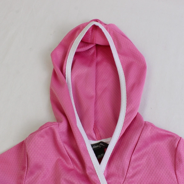 Eddie Bauer Pink Short-Sleeve Athletic Hoodie Girls' Size 3T