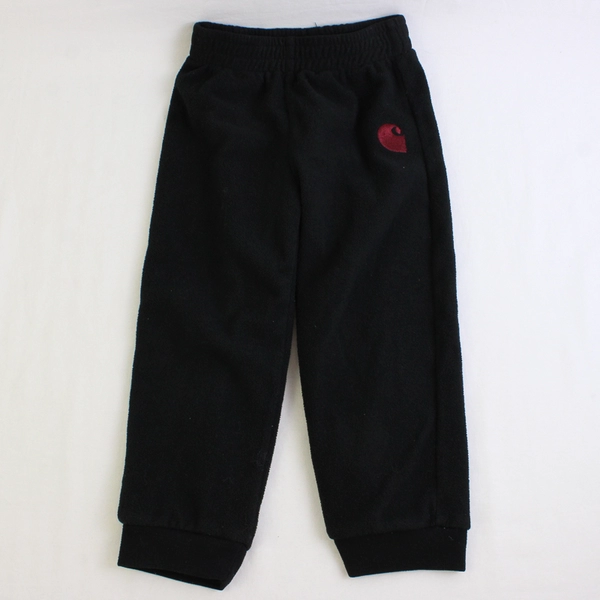 Carhartt Solid Black Fleece Pants Toddler Size 3T