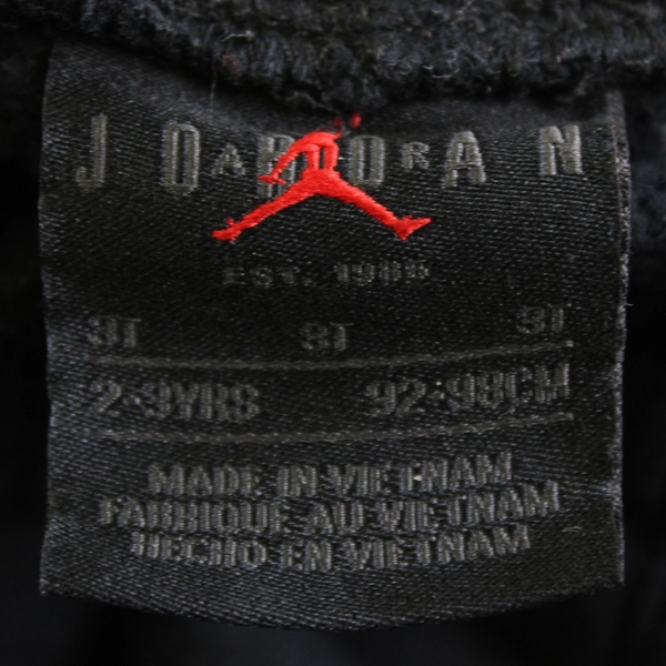 Nike Air Jordan Solid Black Sweatpants Toddler Size 3T