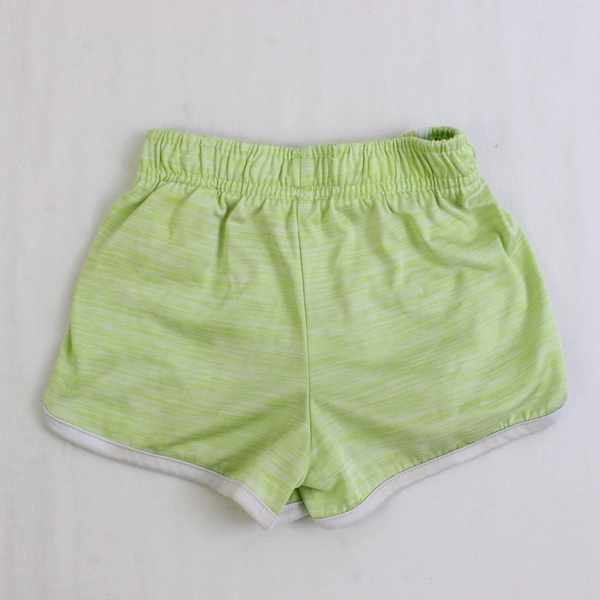 Reebok Neon Green Athletic Shorts Girls' Size 2T