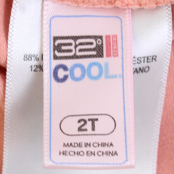 32 Degrees Cool Athletic Shorts Girls' Size 2T Pink