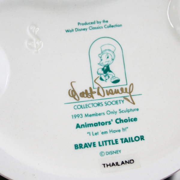 Walt Disney Classics Collection Mickey Mouse Brave Little Tailor Figurine 