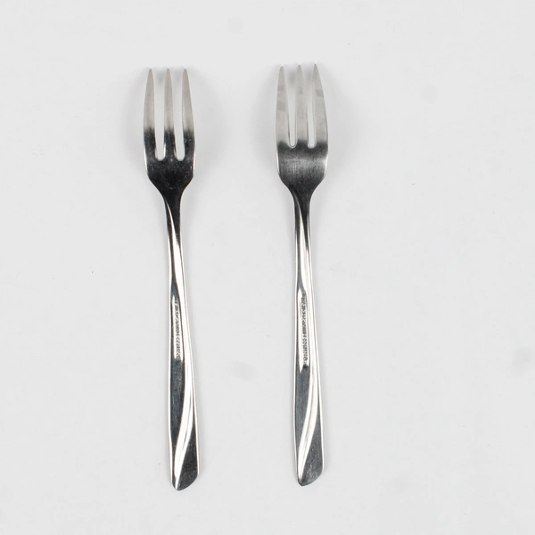 Lot of 2 Insico Finlandia Pattern Cocktail Fork 5.5" Stainless