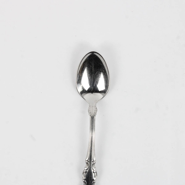 Lot of 2 International Stainless Chamonix Pattern Stainless Teaspoons 6.25"