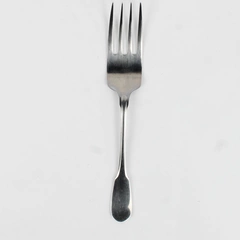 International Silver Branford Pattern Large Cold Meat Serving Fork 9.5" SS Rare