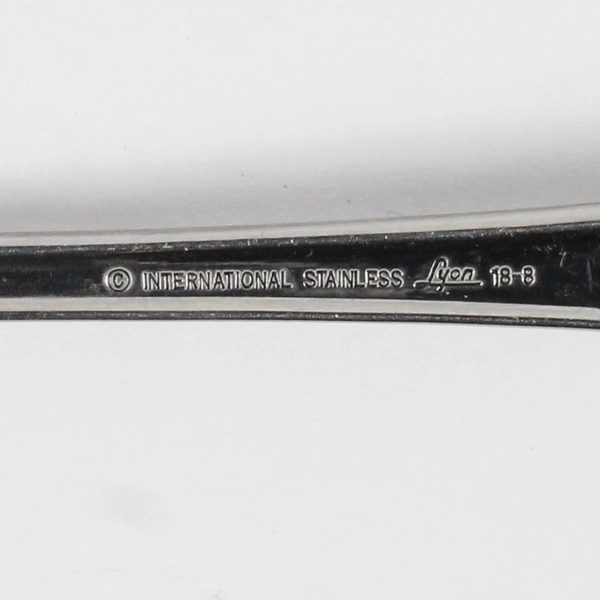 International Silver Branford Pattern Large Cold Meat Serving Fork 9.5" SS Rare