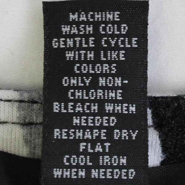 Alfani Women's XL Black White and Gray Abstract Striped Short Sleeve Blouse