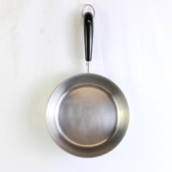 Vintage Revere Ware 7 in Copper Bottom Frying Pan 93c No Lid