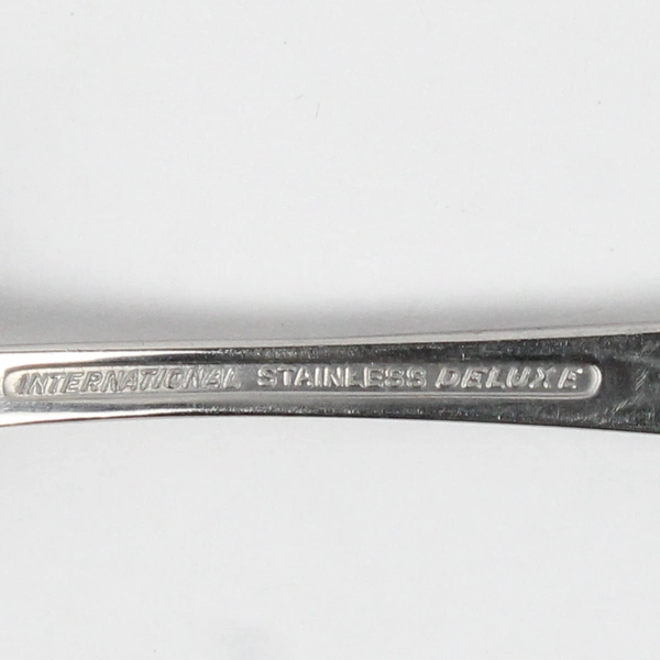 International Stainless Flatware Ashford Pattern Salad Fork 6.5" Stainless HTF