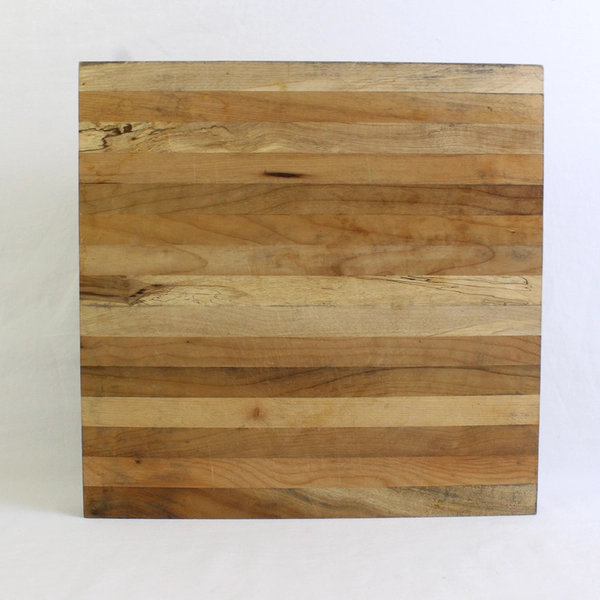 The Real Oregon Gift Myrtlewood Creations Footed Square Cutting Board 12.25"