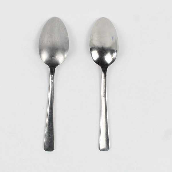 Lot of 2 International Silver Supreme Pattern Teaspoons Stainless 6 Inches
