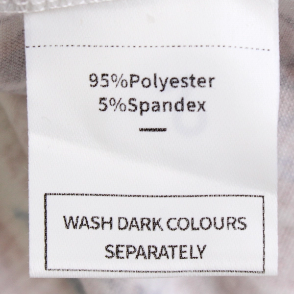 Unbranded Women's XL White with Multicolor Abstract Stripes Cap Sleeve Blouse