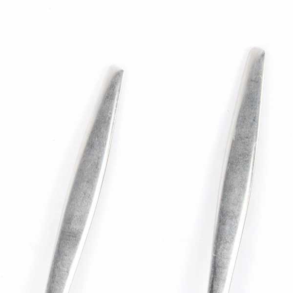 Dalia Braque Pattern 18/8 Stainless Salad Serving Set 9" Fork & Spoon HTF