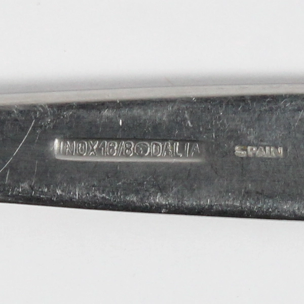 Dalia Braque Pattern 18/8 Stainless Salad Serving Set 9" Fork & Spoon HTF