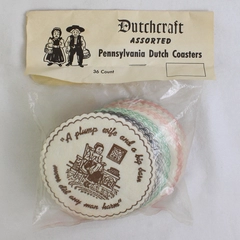 Dutchcraft Assorted Pennsylvania Dutch Coasters 36 Count